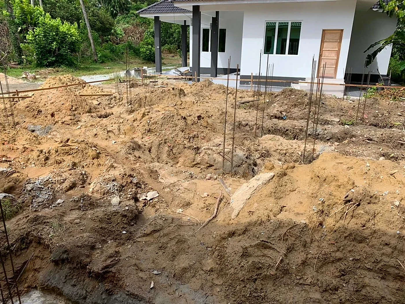 Excavation under way